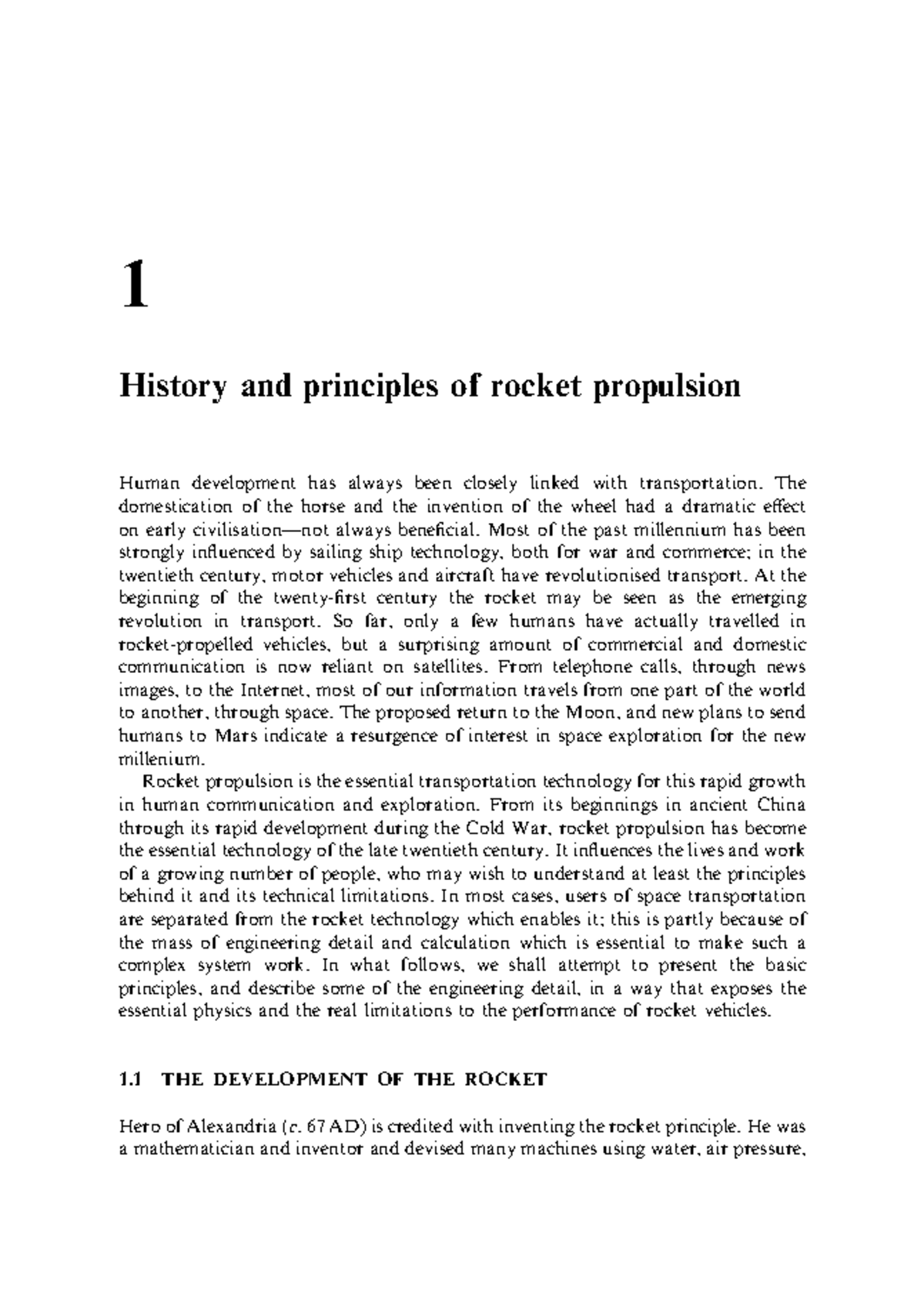 3-540-27041-8 1 - qqqqq - 1 History and principles of rocket propulsion ...