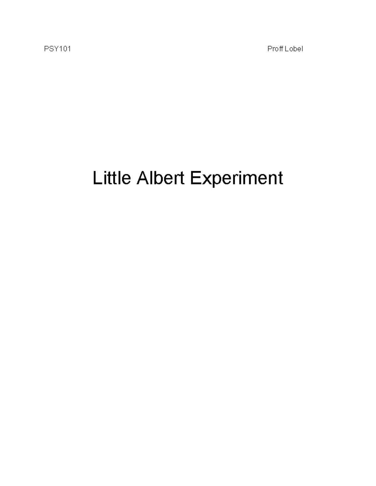 What happened to little albert picture