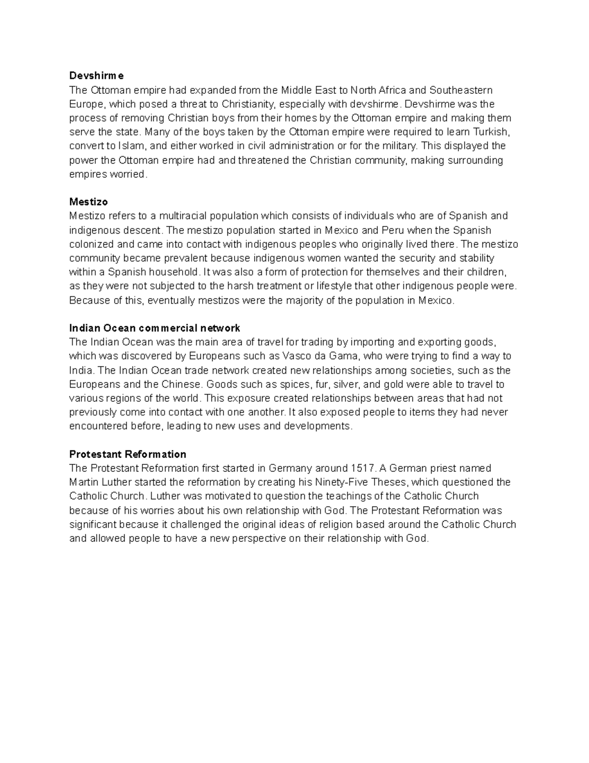 Unit 1 Exam, Part Two Dr. Glenda Mitchell Devshirme The Ottoman