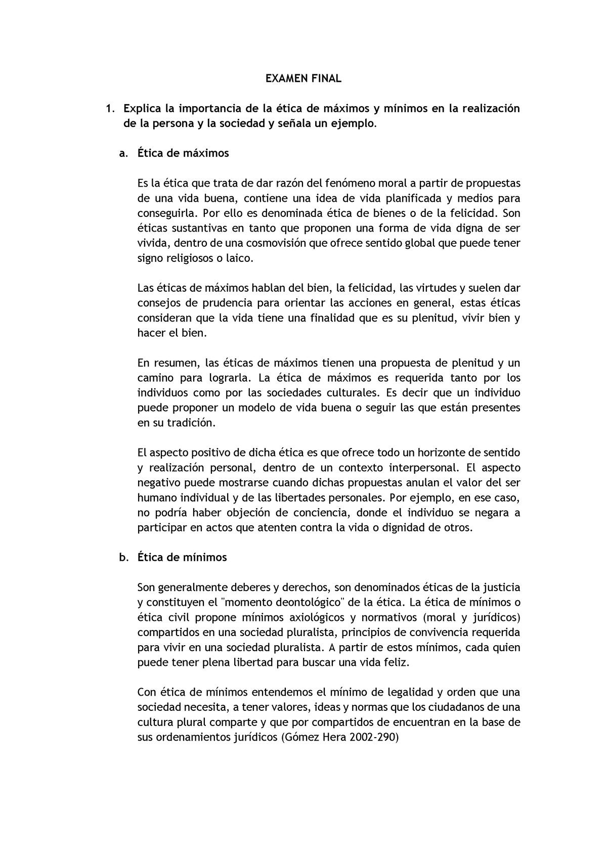 Examen Final-Ciudadanía Y Reflexión Ética - Ciclo 2021-01 - UTP ...