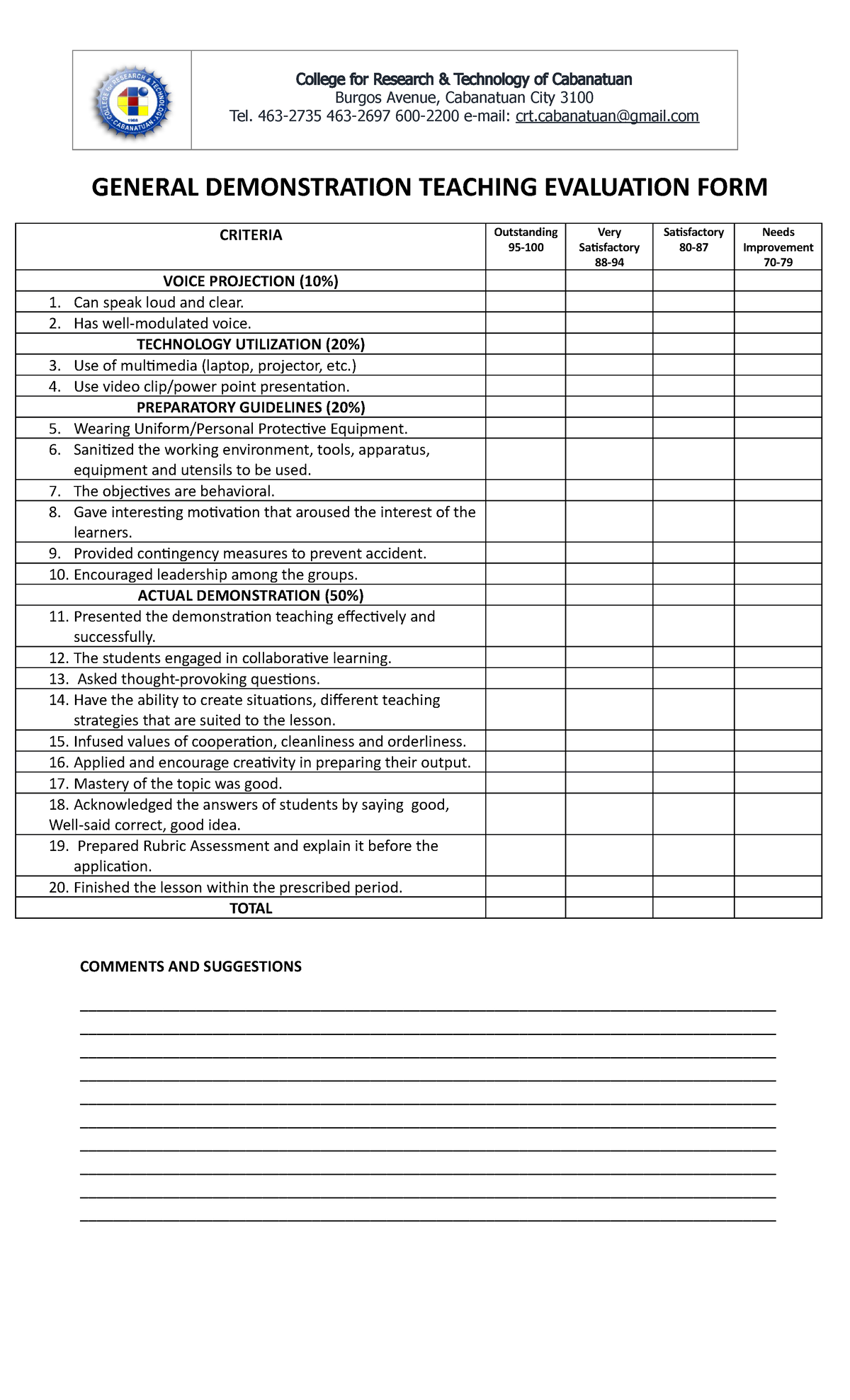 rubrics-for-demo-teaching-college-for-research-technology-of