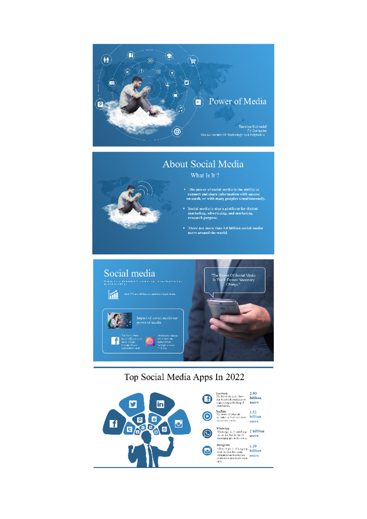 Ppt - Impact on social media PPT - Studocu