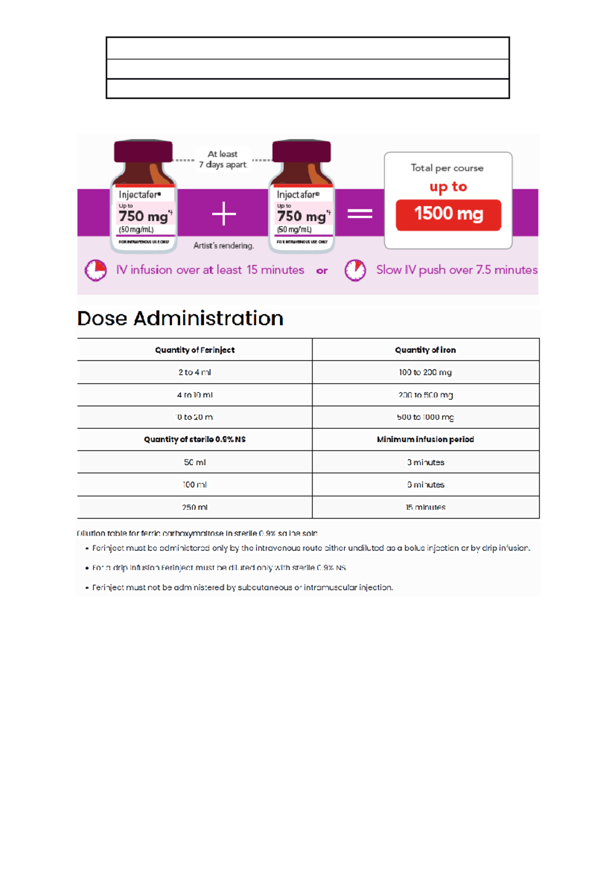 Ferinject Dosing Formula 11 - Pharmacology - Ganzoni Dosing Formula ...