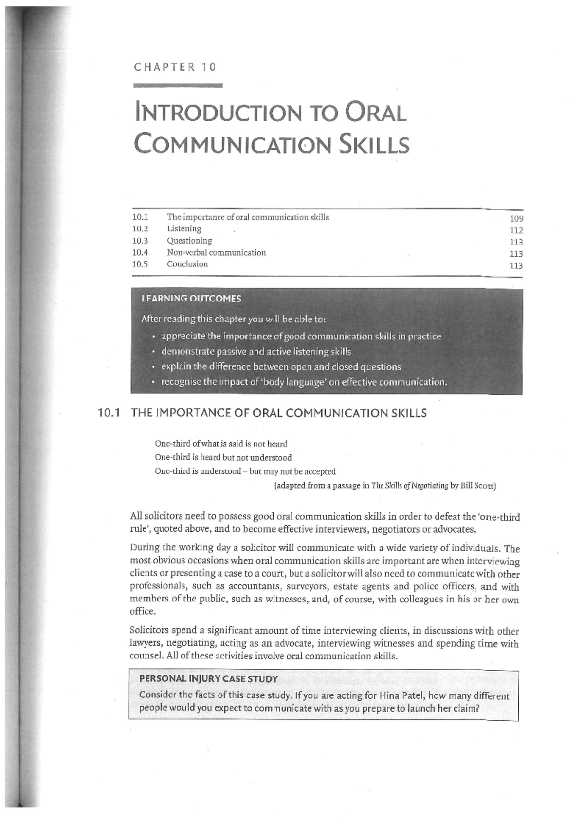 Intro to Communication Skills part 1 - CHAPTER 10 INTRODUCTION TO ORAL ...