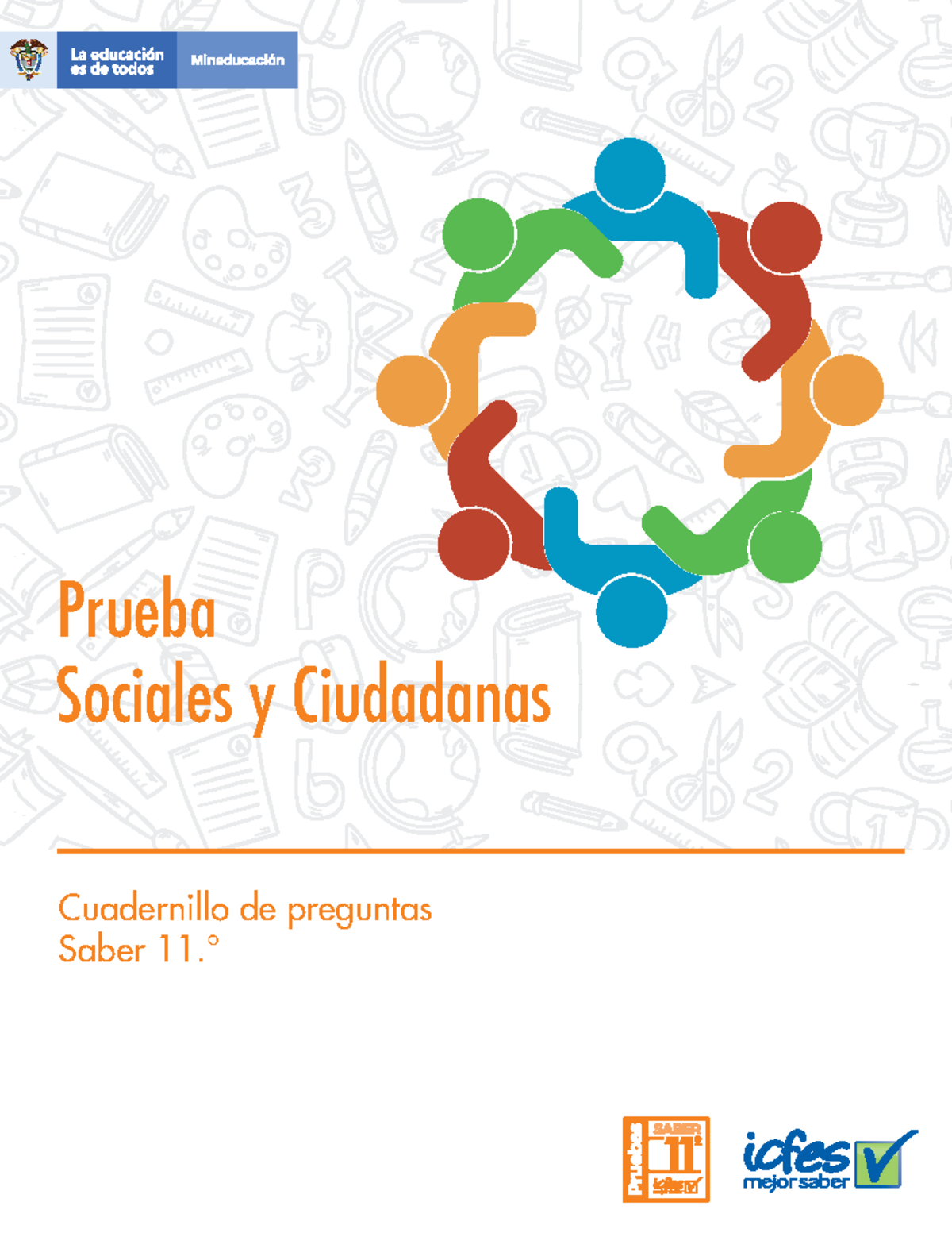 Cuadernillo de preguntas Sociales y Ciudadanas Saber 11 organized ...