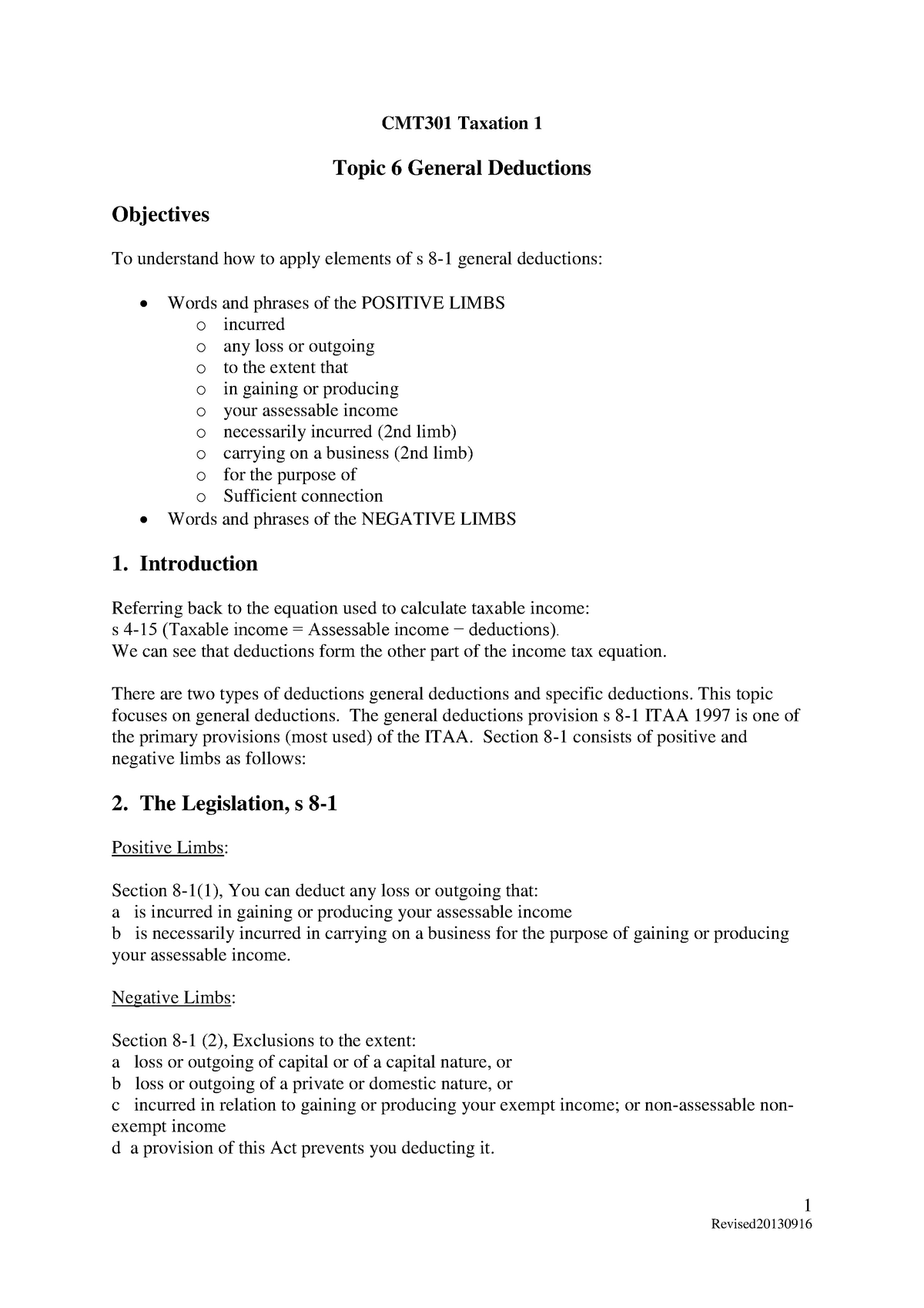 general-deduction-1-cmt301-taxation-1-topic-6-general-deductions