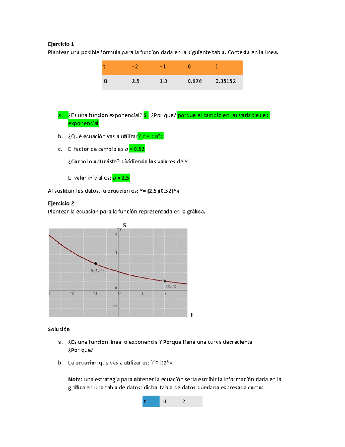 Ejercicios Tema 4 - Ejercicio 1 Plantear Una Posible Fórmula Para La ...