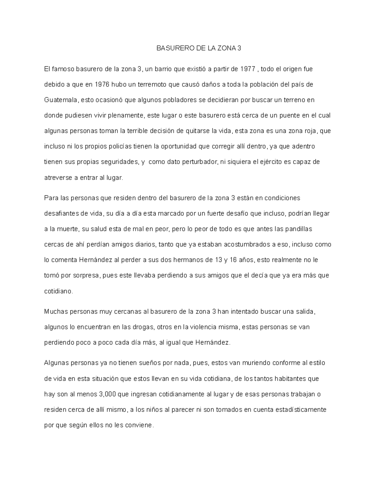 Basurero DE LA ZONA 3 - Ninguna - BASURERO DE LA ZONA 3 El famoso ...