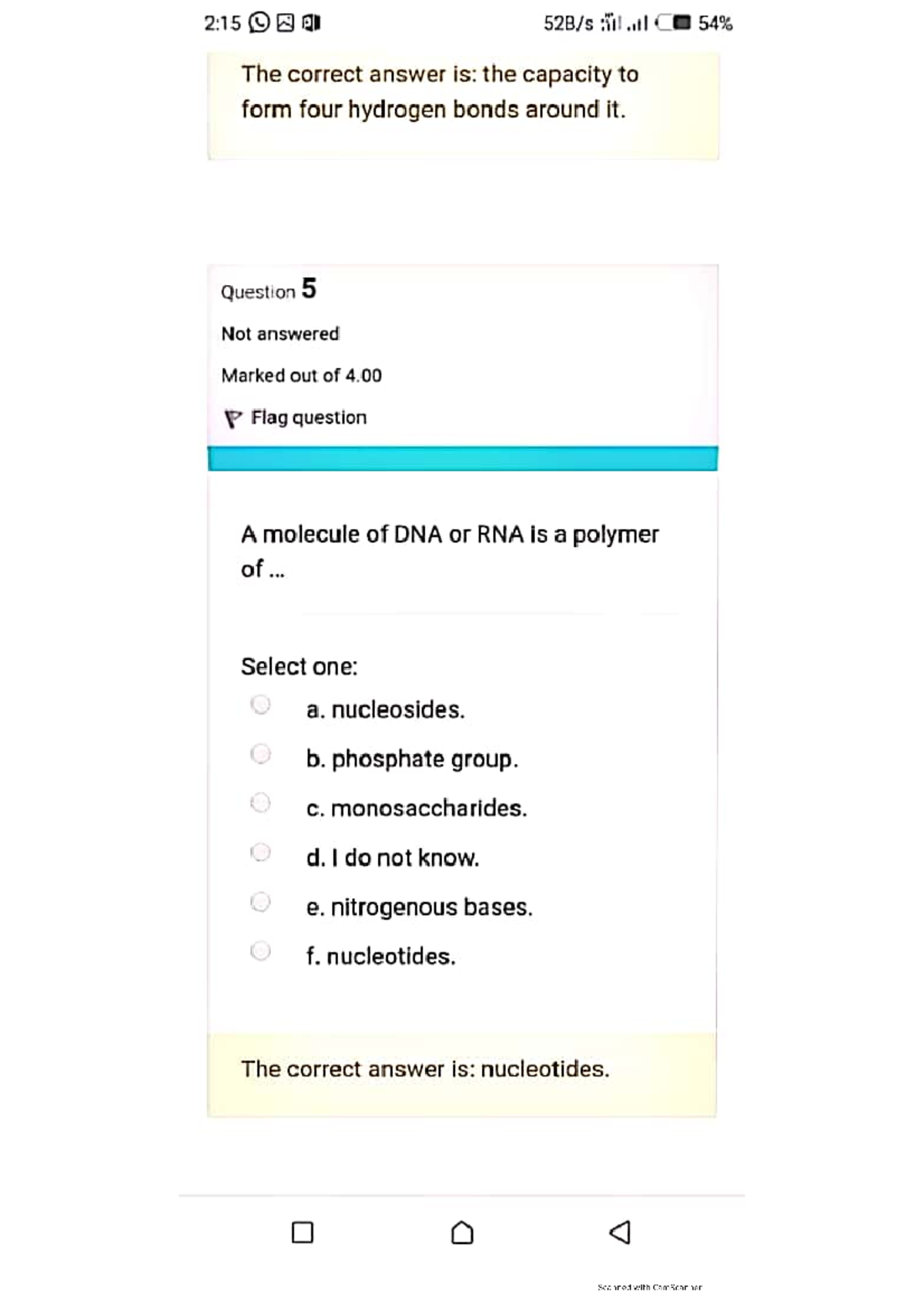 Bio test Notes Biological molecules Studocu