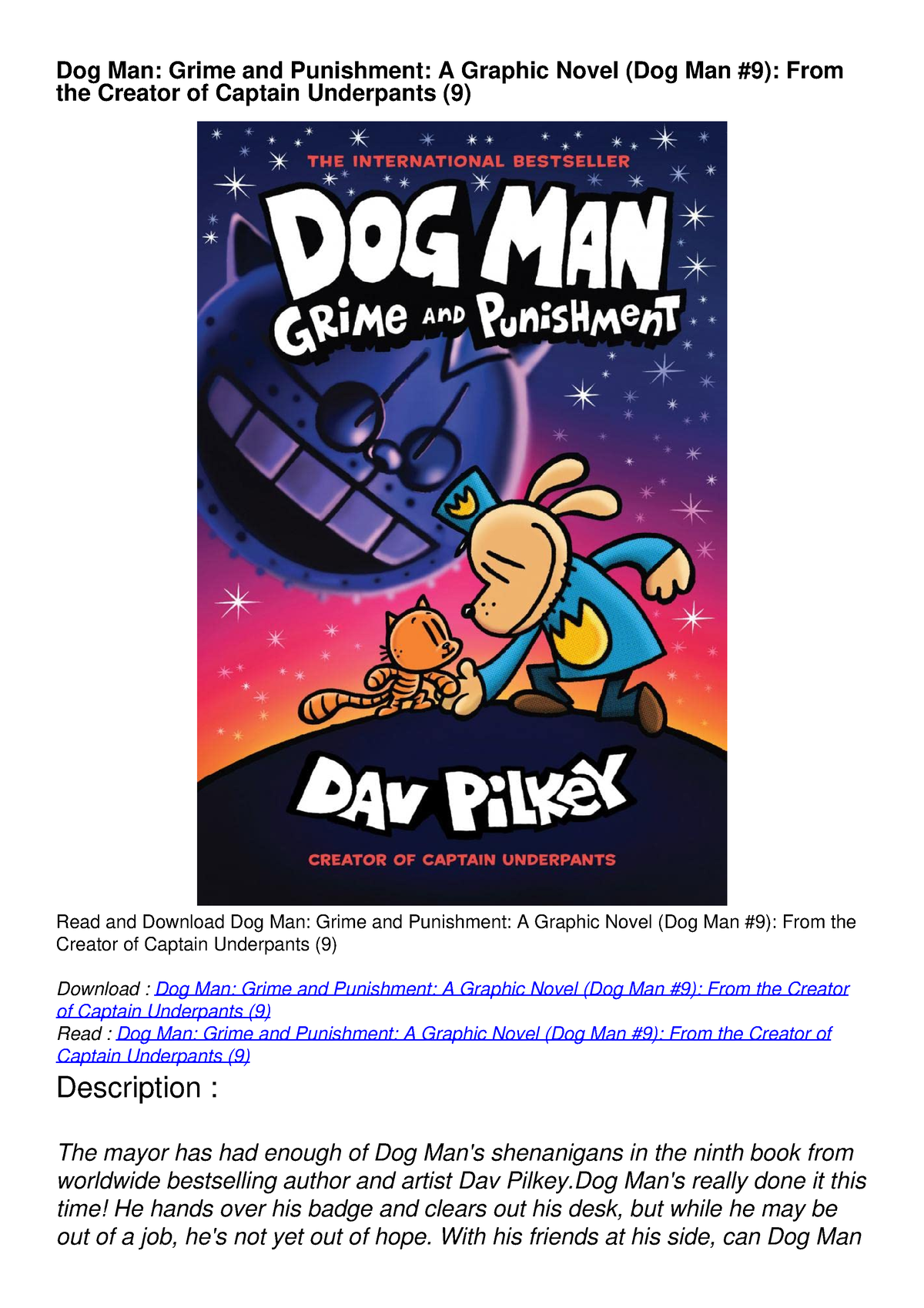 dog man grime and punishment summary essay