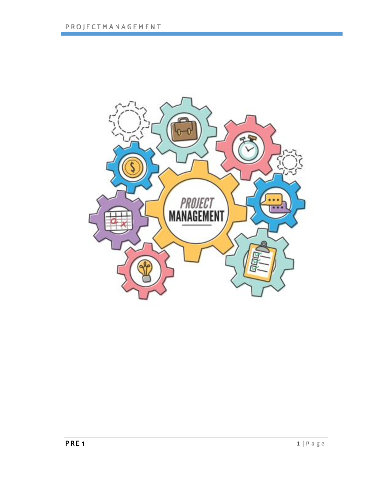 CHAP1 PRE1 - must read - CHAPTER 1 INTRODUCTION TO PROJECT MANAGEMENT ...