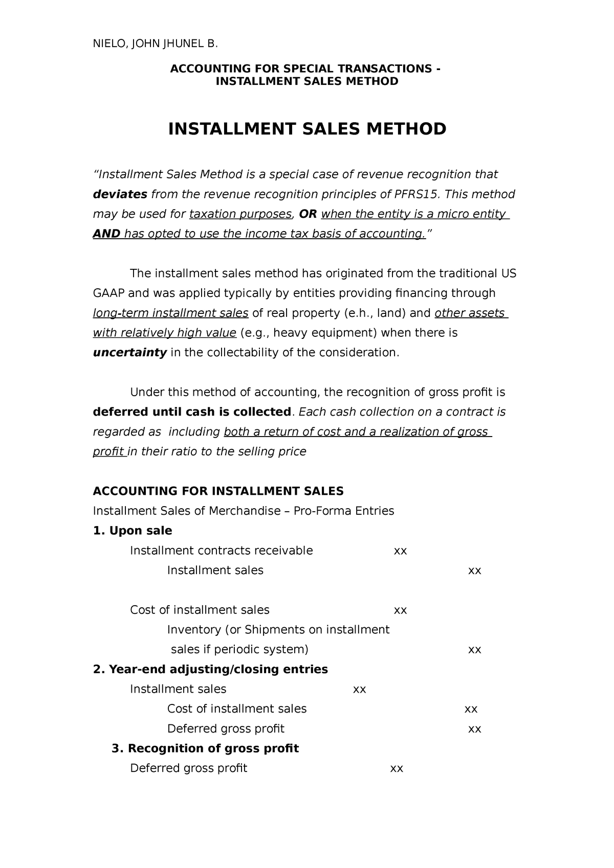 accounting-for-special-transactions-installment-sales-method