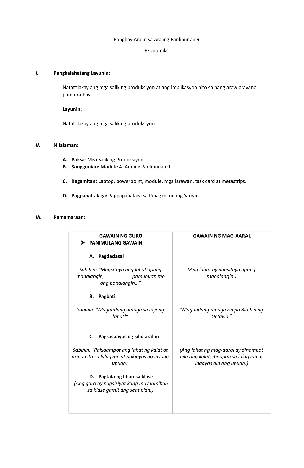 Final lesson plan - Social Studies - MAED - Social Science - Studocu