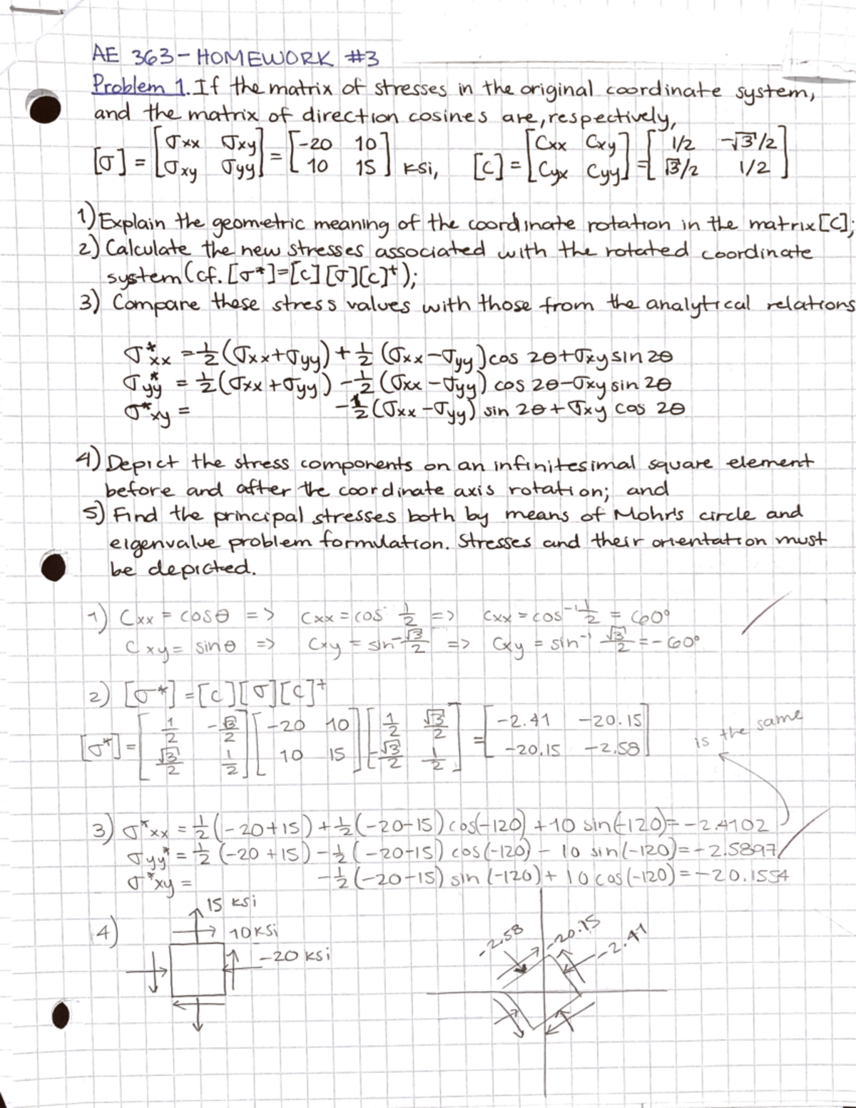 Aerospace Structures HW3 - A E 363 - Studocu