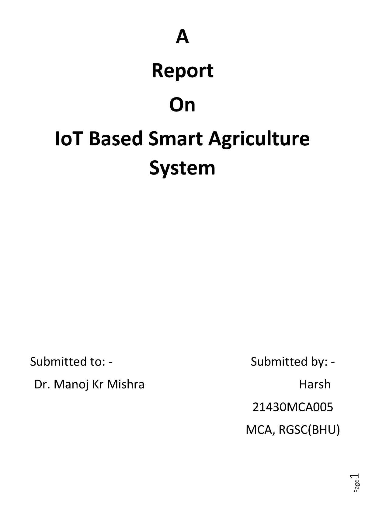 report-on-iot-in-agriculture-1-a-report-on-iot-based-smart