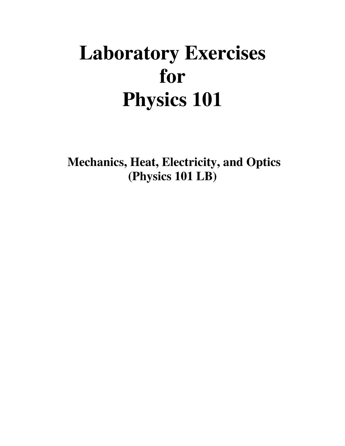 physics 101 lab 2 uiuc