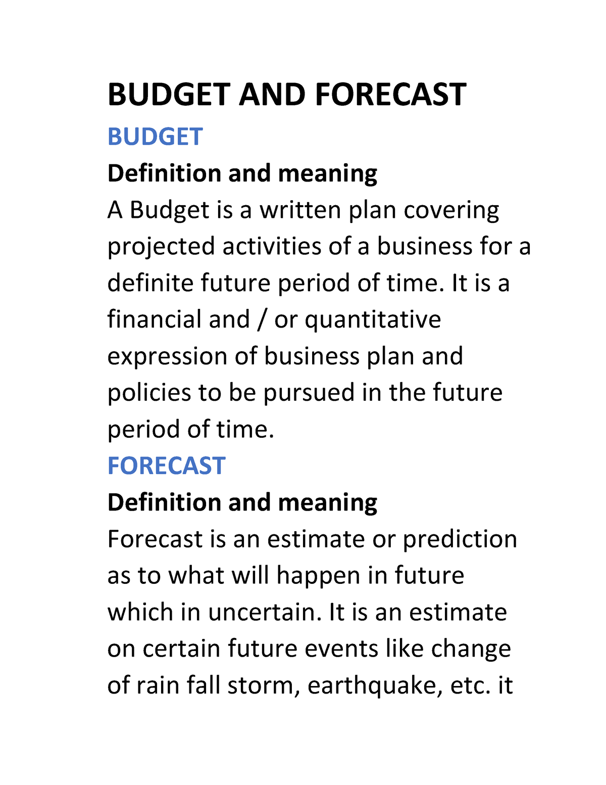 document-useful-budget-and-forecast-budget-definition-and-meaning-a