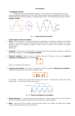 Basic Concepts Of Vibrating Systems - FUNDAMENTALS OF VIBRATION The ...