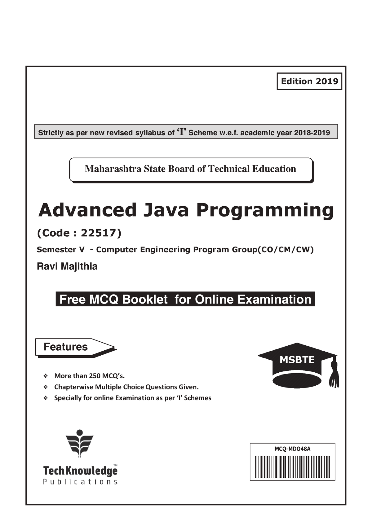 477343103 Advanced Java MCQ Min Pdf - Strictly As Per New Revised ...