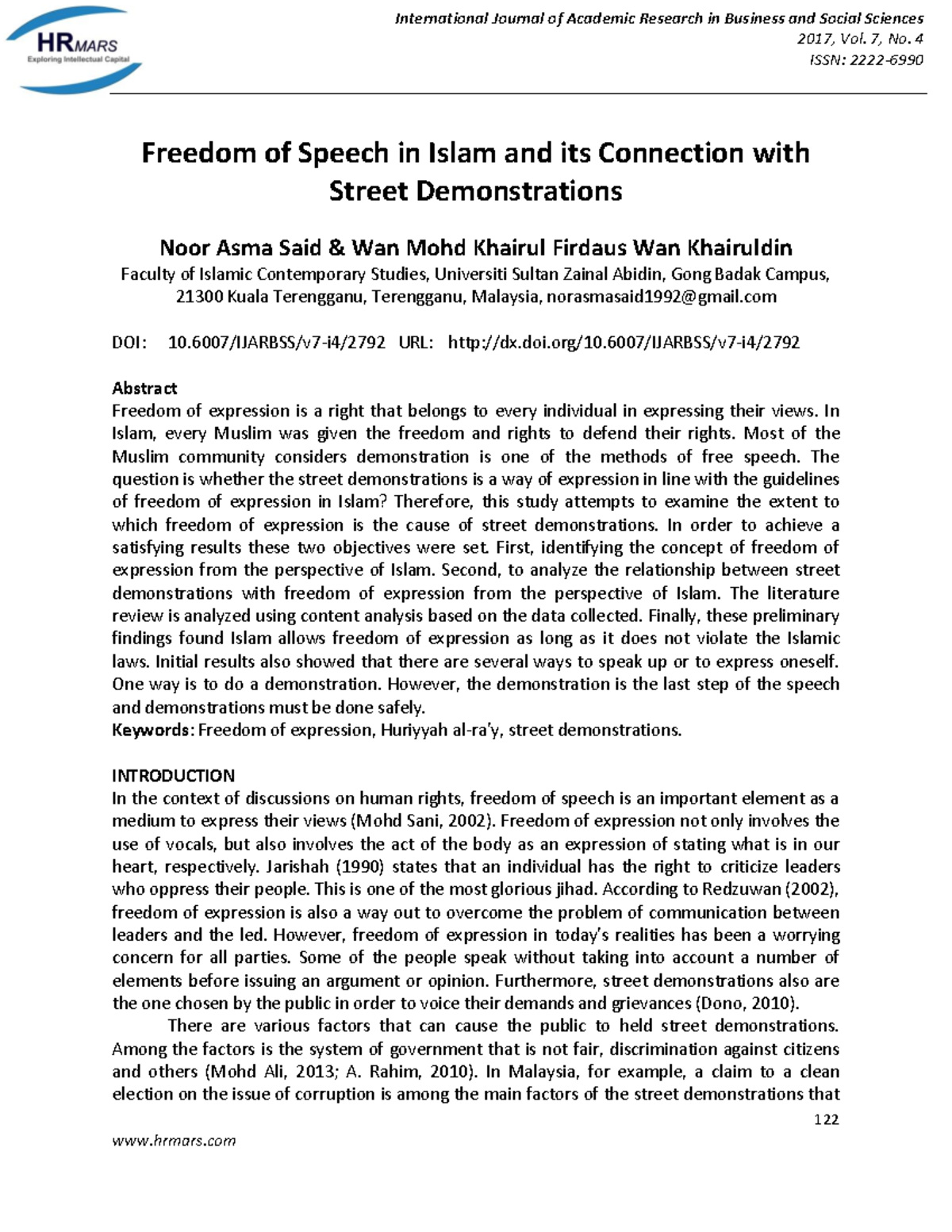 freedom-of-speech-in-islam-and-its-connection-with-street