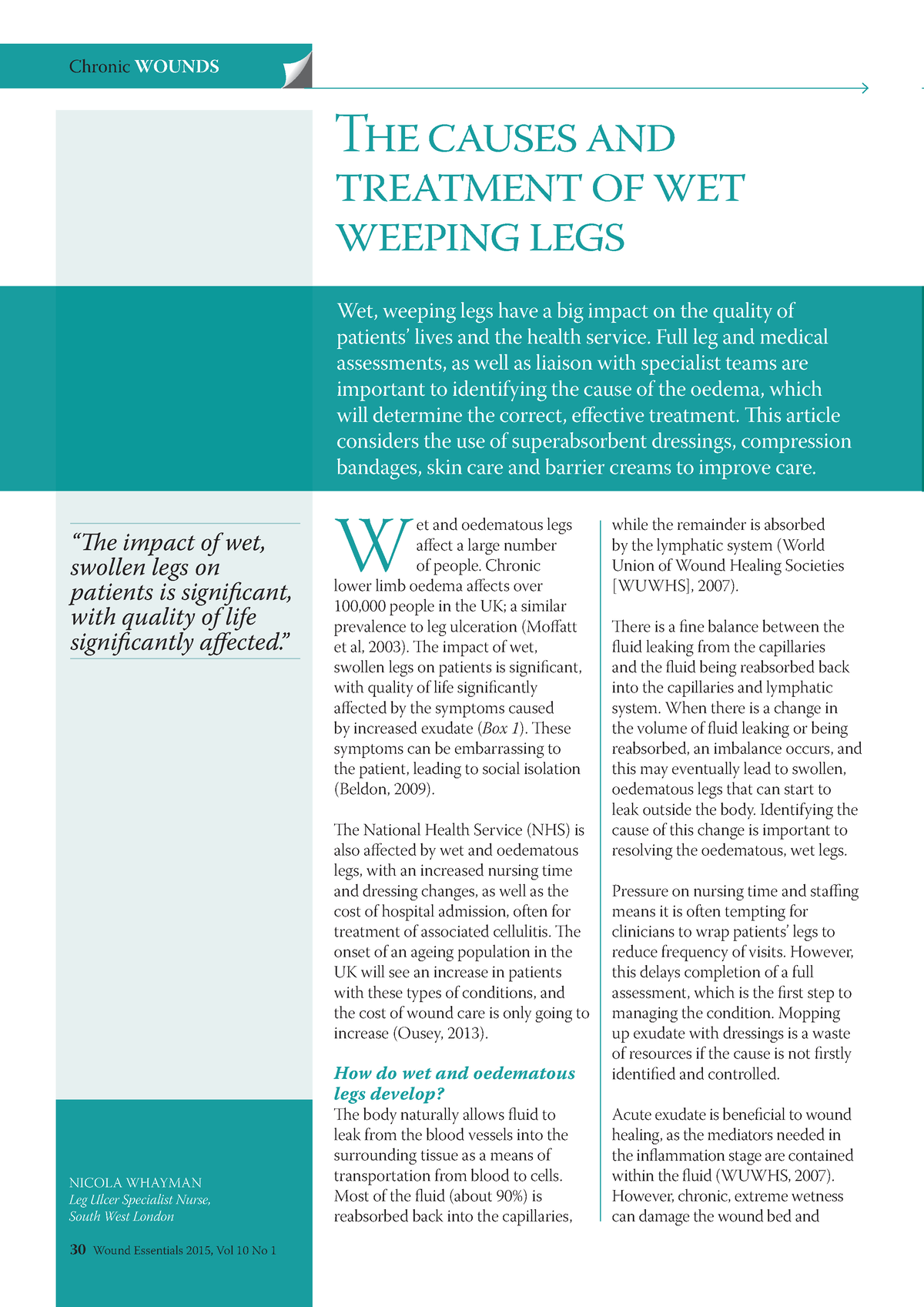 the-causes-and-treatment-of-wet-weeping-legs-nurs-303-clemson-studocu