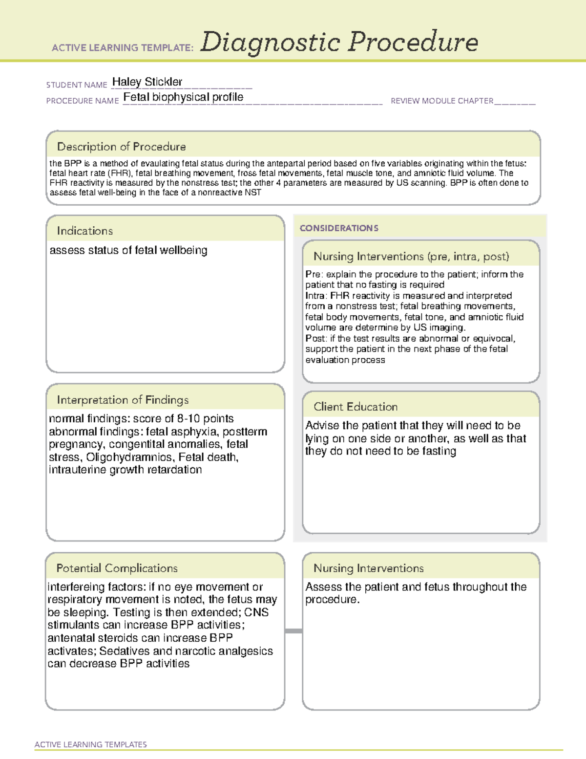 Ticket to sim #2- BPP - summary - NURR 215 - ACTIVE LEARNING TEMPLATES ...