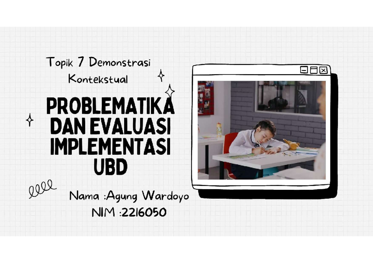 Topik 7 Demonstrasi Kontekstual - Pengembangan Kurikulum - Studocu