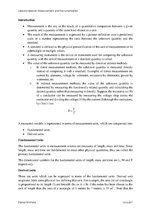 Lecture notes on sensors and transducers - EE3/A04 Instrumentation 1 ...