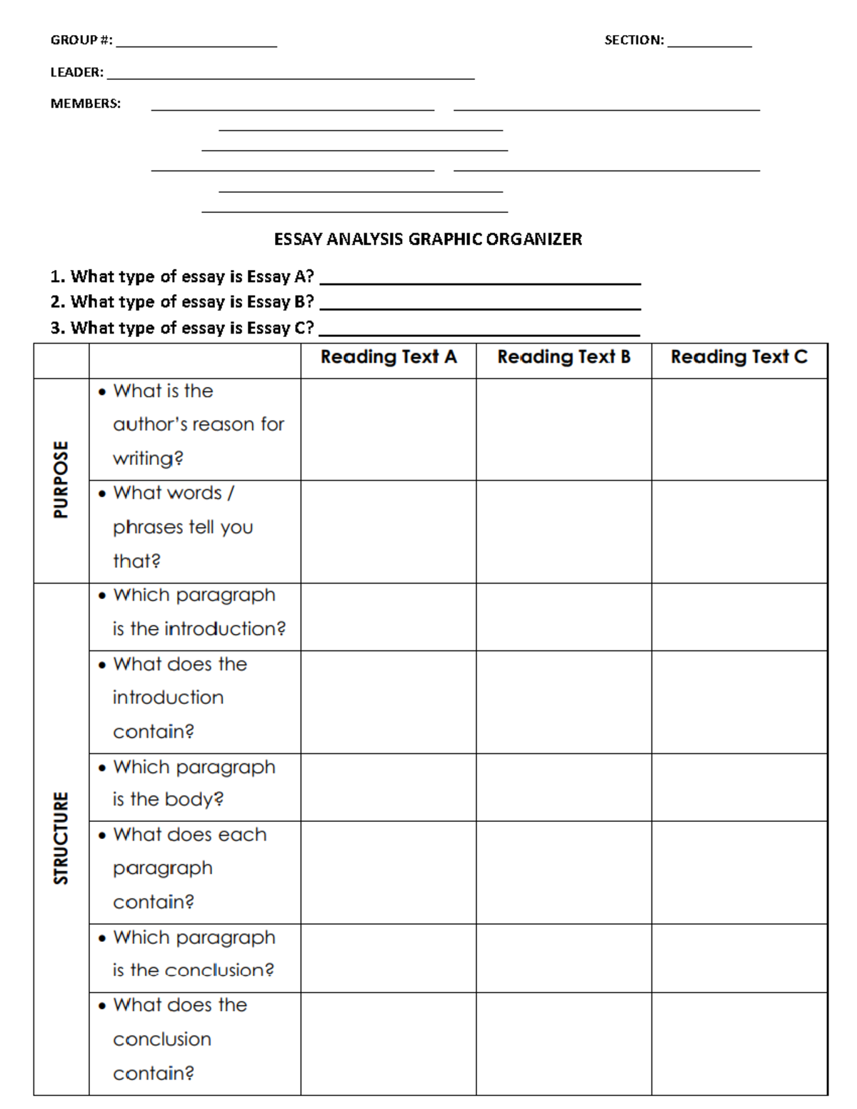 Group Activity Sheet Q3 WEEK 3 - GROUP #: _____________________ SECTION ...