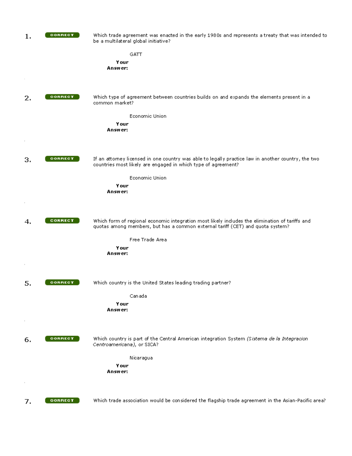 Chap3 online quiz International Marketing Chapter 3 Quiz 1. Which