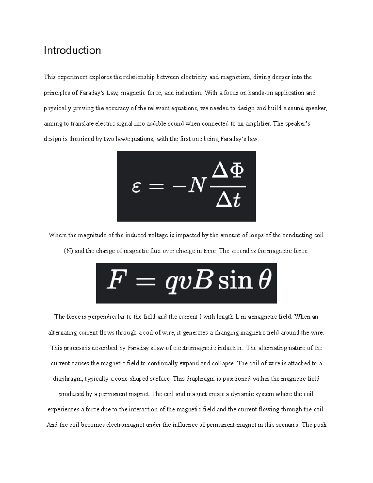 Lab 3 - lab 3 - Introduction This experiment explores the relationship ...