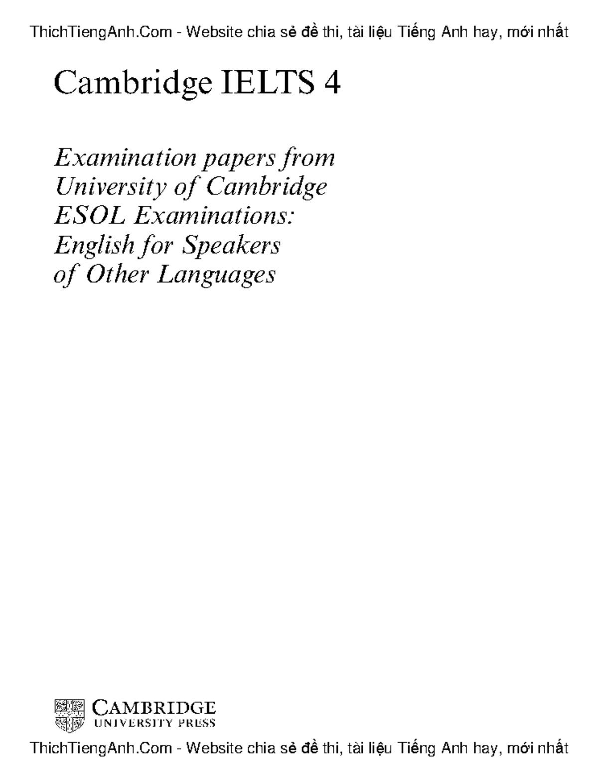 Cambridge ielts 4 for homework fundamental - Electrical Engineering ...