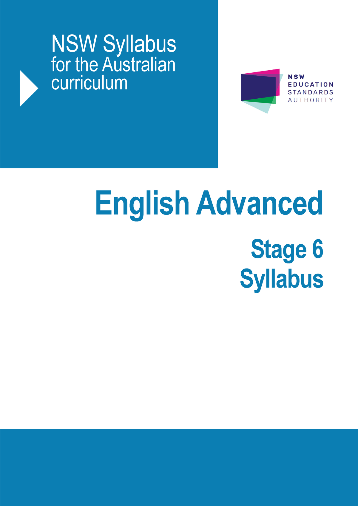 English Advanced - 3gegqy45 - NSW Syllabus For The Australian ...