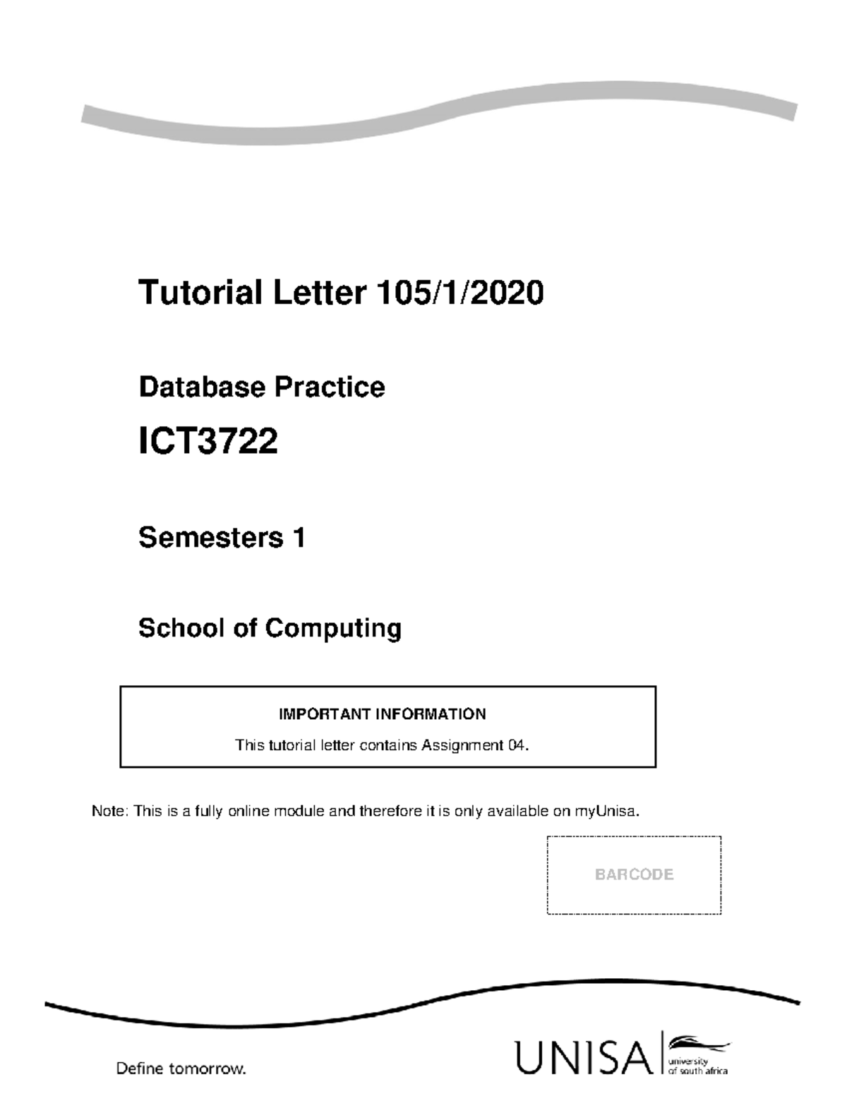 My unisa assignments 2020 results picture
