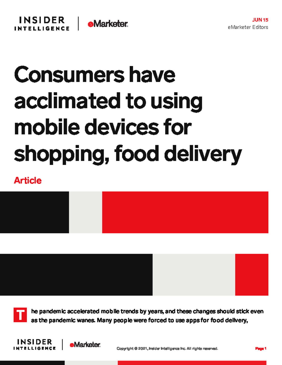 Consumers have acclimated to using mobile devices for shopping food ...