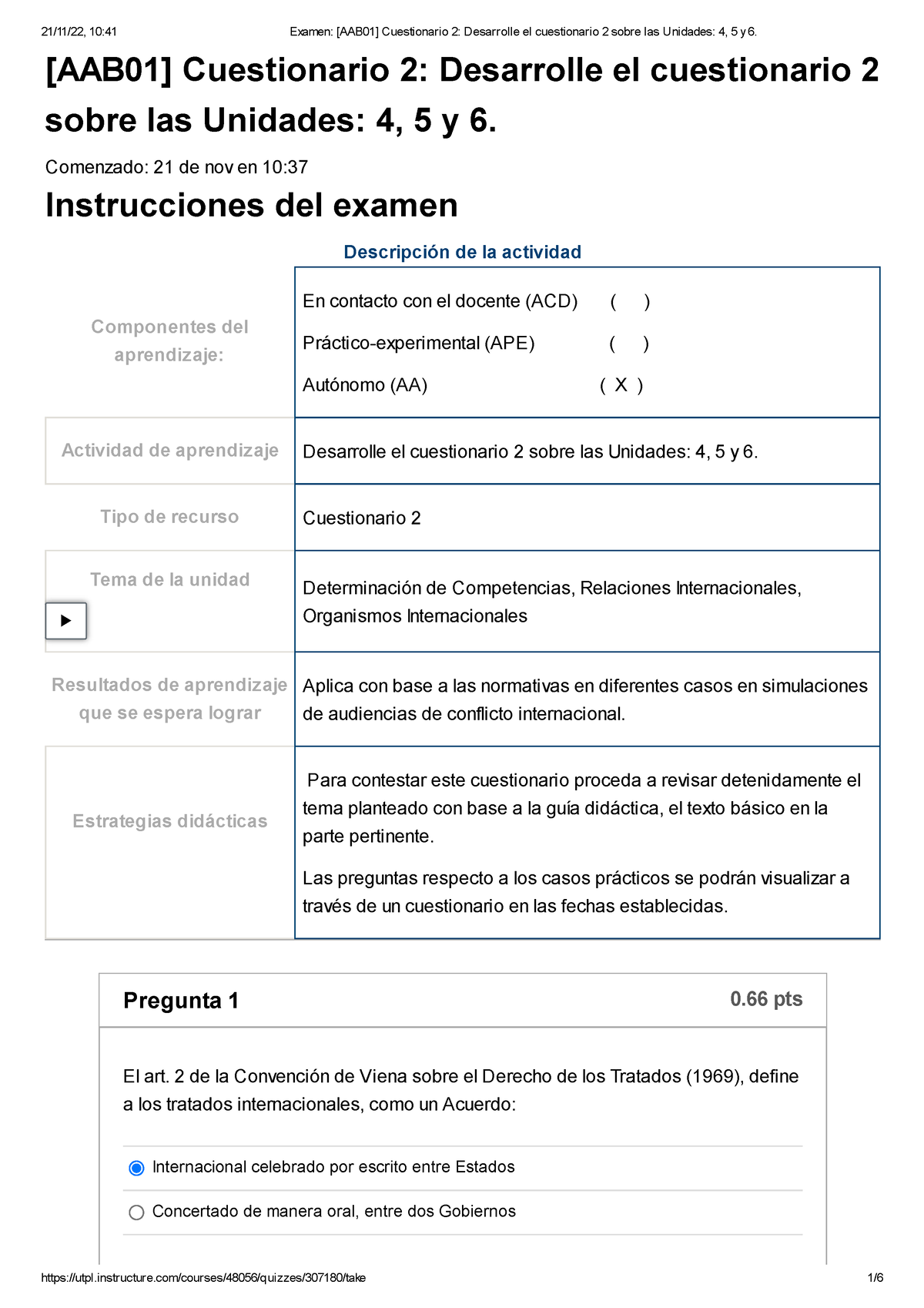 Examen [AAB01] Cuestionario 2 Desarrolle El Cuestionario 2 Sobre Las ...