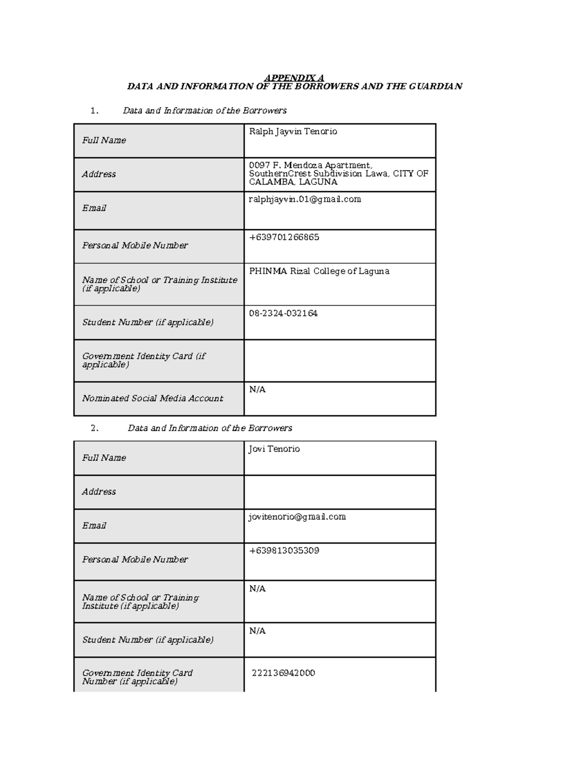 Disclosure Statement JDP5522134-9abc97eb2142495 eae0215ae385e - DATA ...