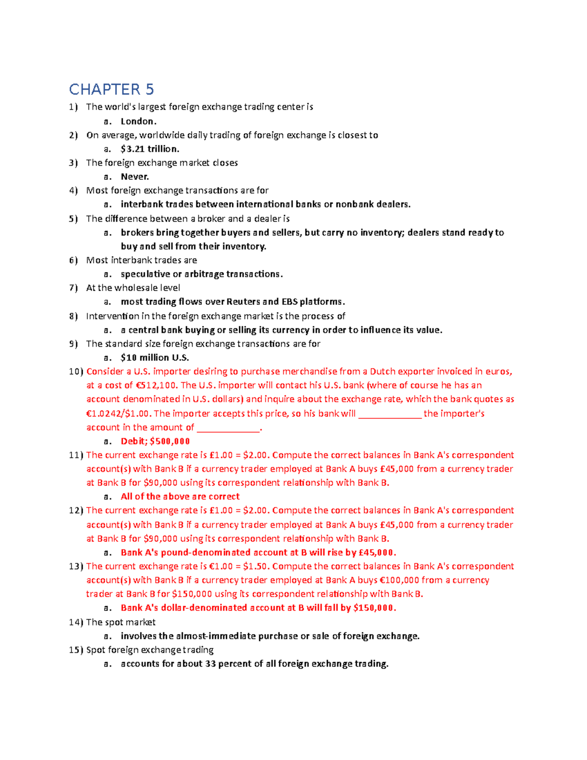 Chapter 5 - d - CHAPTER 5 The world's largest foreign exchange trading ...