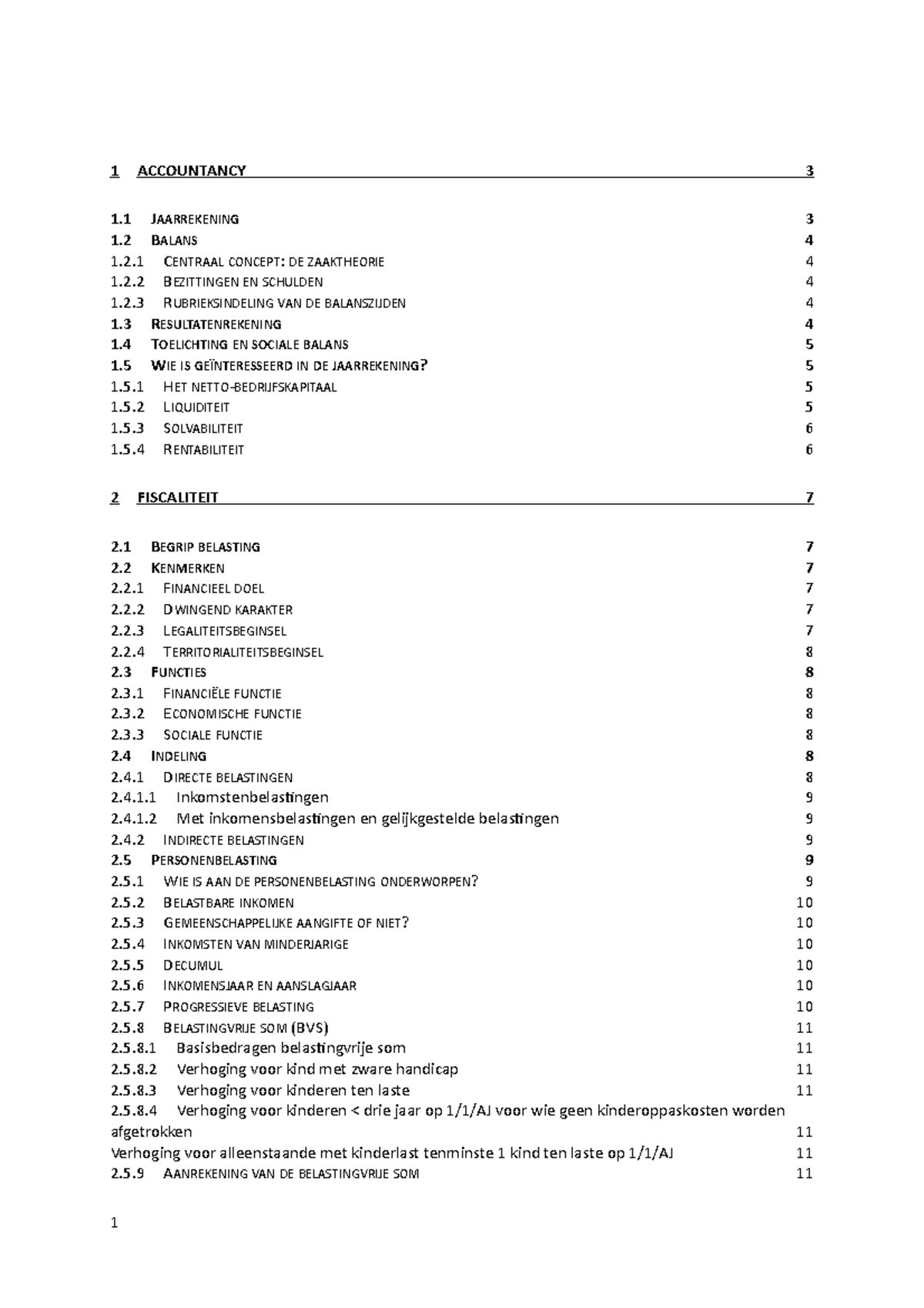 Introductie Business Management - Accountancy-Fiscaliteit - Jaar 2021/ ...