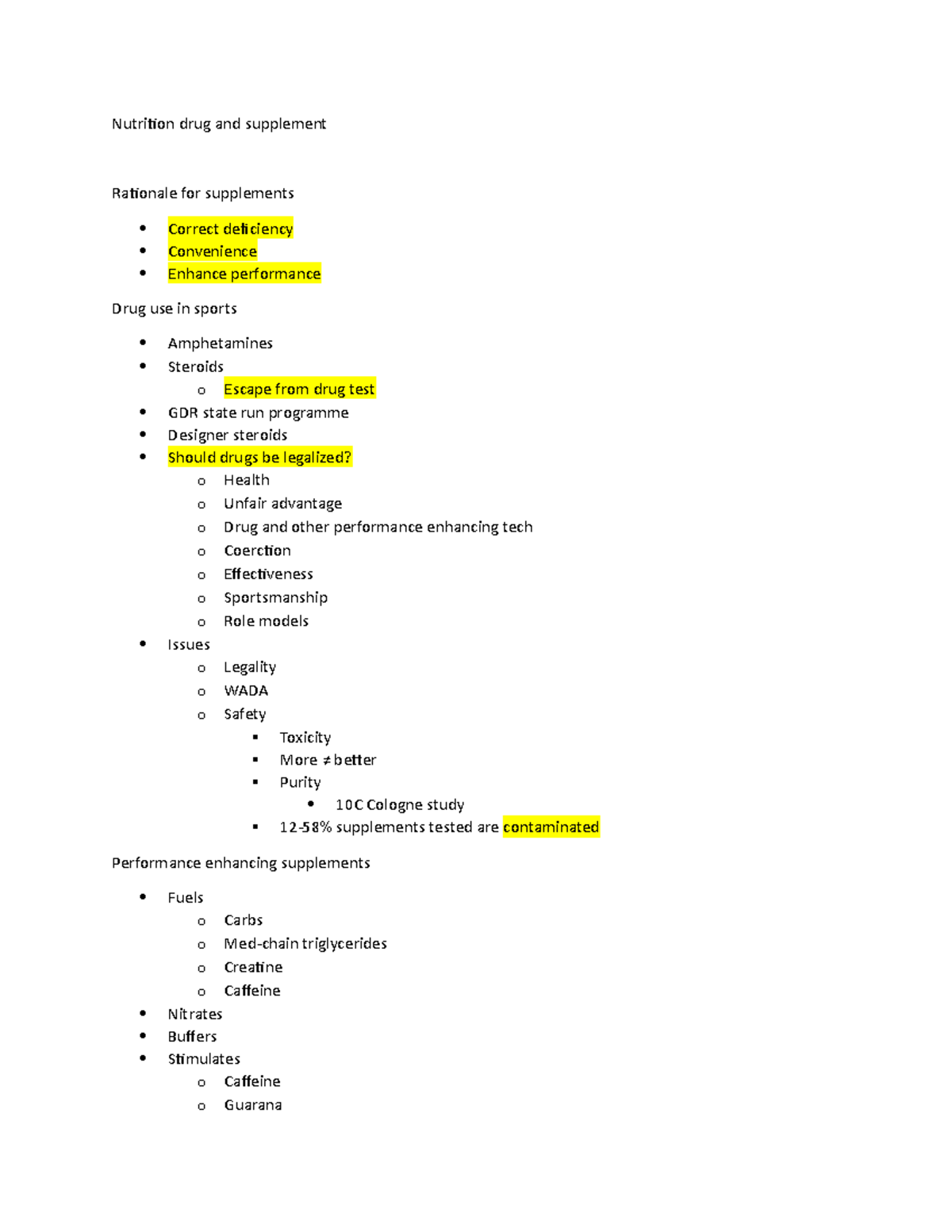 Nutrition Drug and Supplement - Nutrition drug and supplement Rationale ...