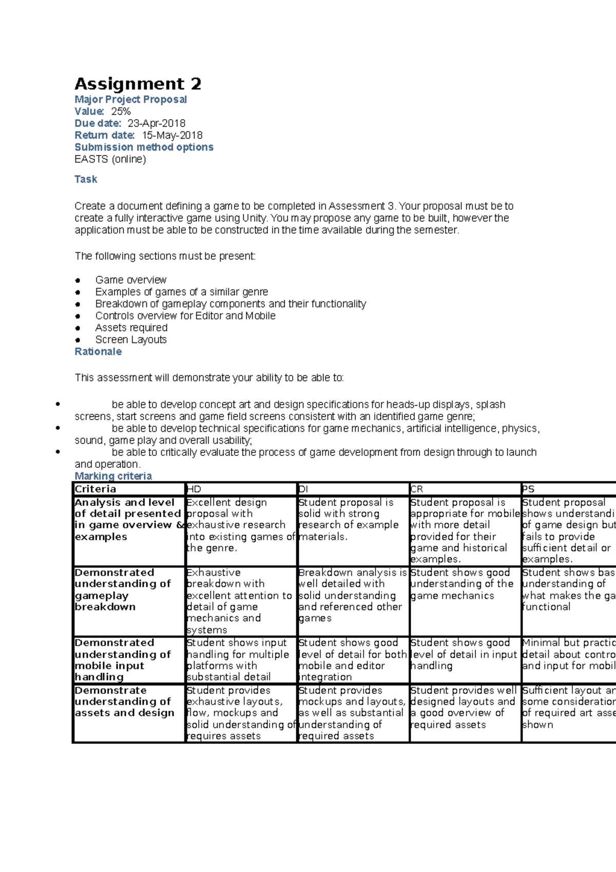 Main screen page of the RE@CH assessment module, showing two 3D games