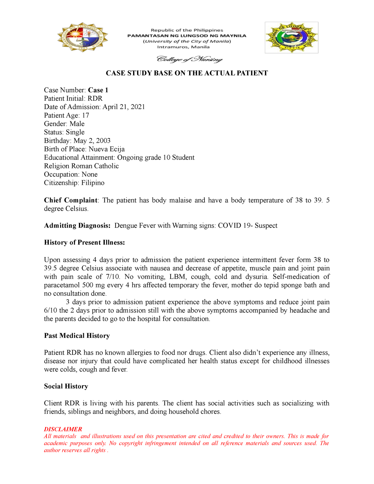 Pediatric Case Study Case Scenario And NCP CASE STUDY BASE ON THE   Thumb 1200 1553 