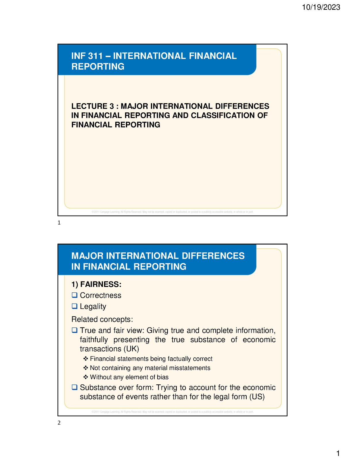 3 & 4 & 5-INF311 - LECTURE - INF 311 – INTERNATIONAL FINANCIAL ...