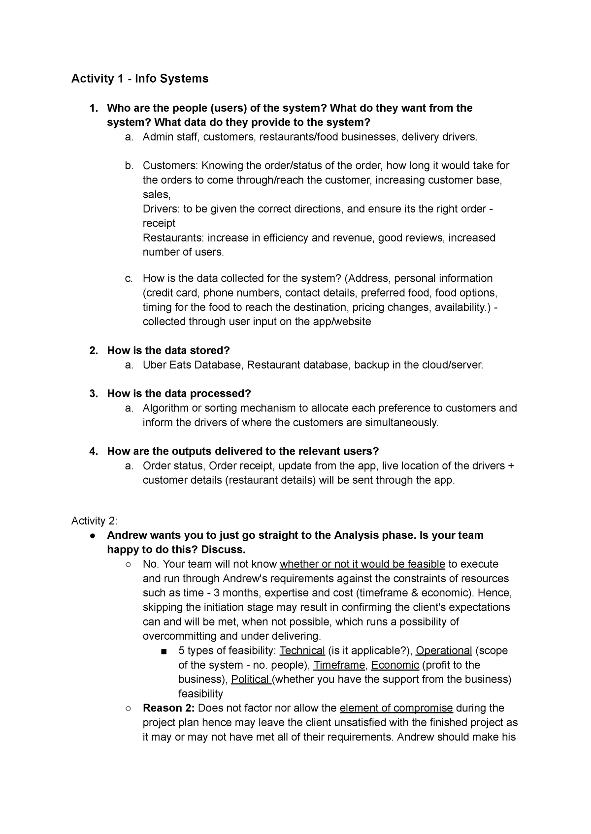 FIT2001 Wk2 - Activities - Activity 1 - Info Systems Who Are The People ...