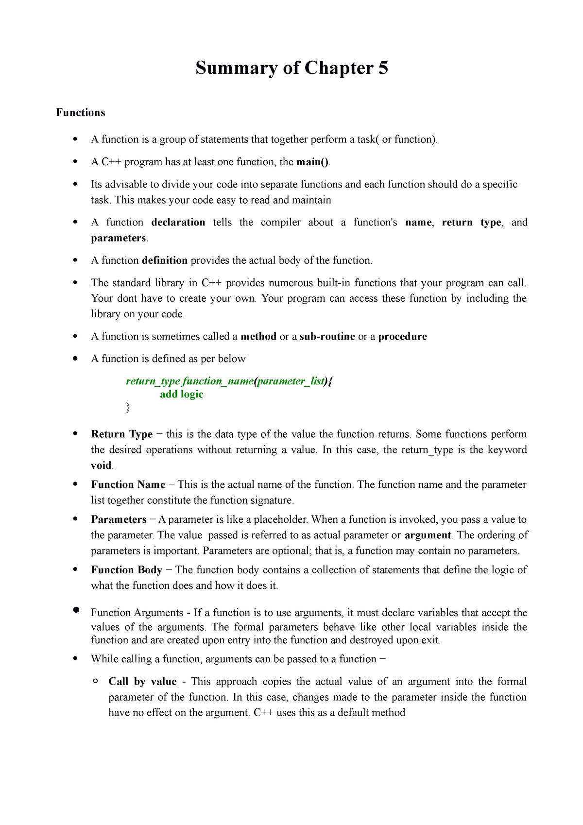 chapter-5-summary-of-chapter-5-functions-a-function-is-a-group-of