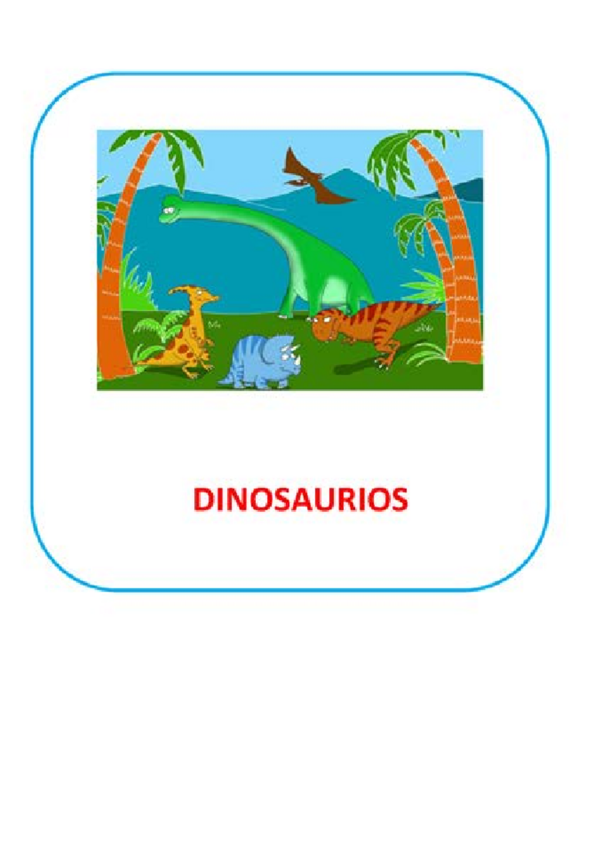 Proyecto completo dinosaurios actividades con dino - ####### PROYECTO:  DINOSAURIOS FECHA: 9-1- - Studocu