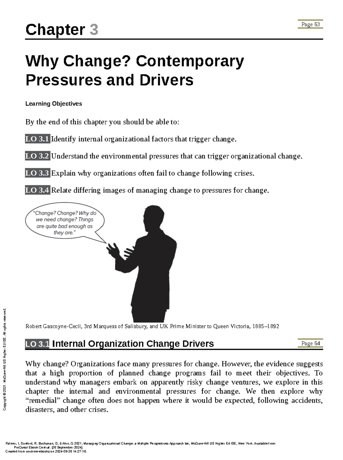 Change Management Core text Ch. 4 - Page 63 Page 64 Chapter 3 Why ...