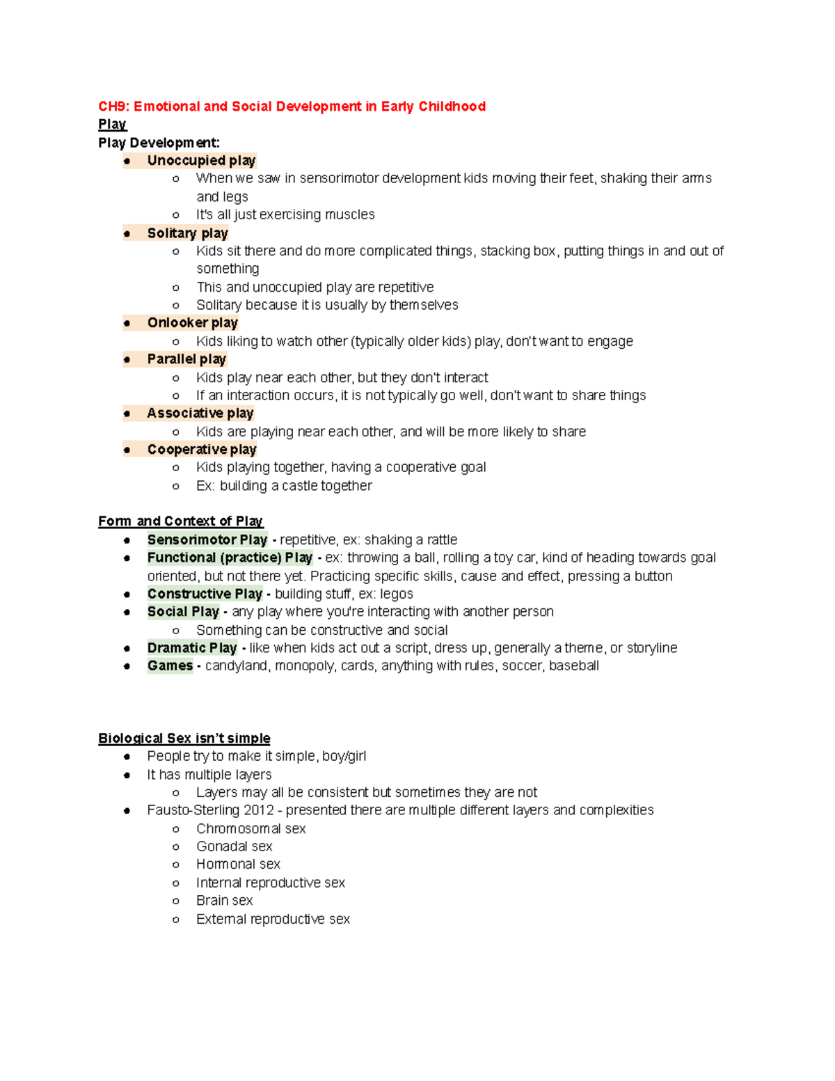 CH9 Emotional and Social Development in Early Childhood - Practicing ...