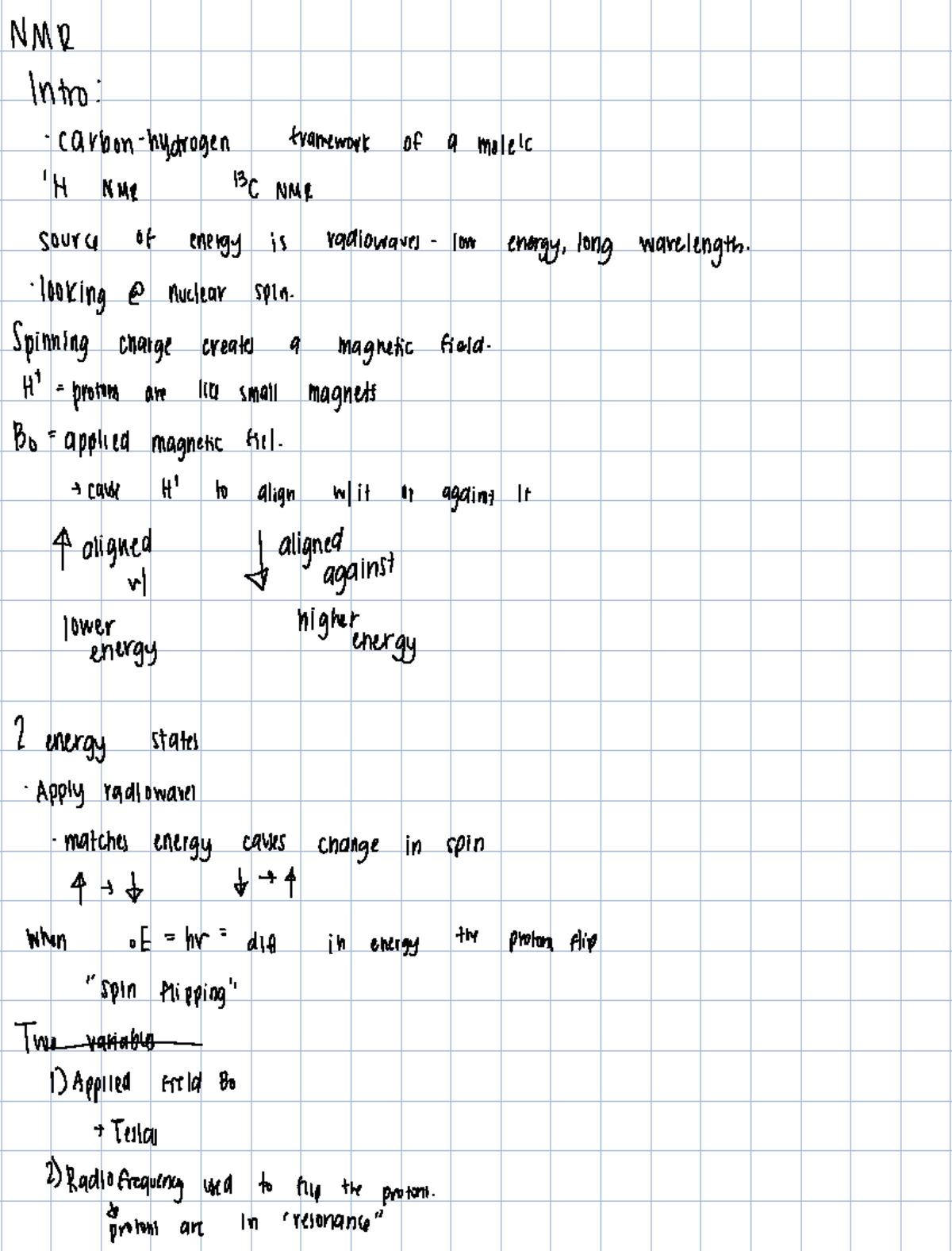 Note Nov 21, 2024 - NMR - NMR Intro carbonhydrogen framework of a molek ...
