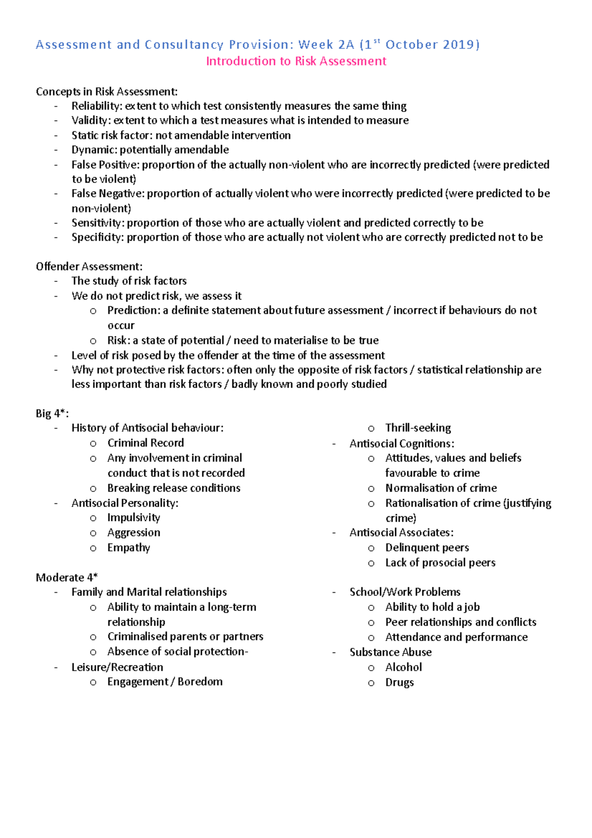 (2A) Introduction to Risk Assessment - 01:09:19 - Assessment and ...